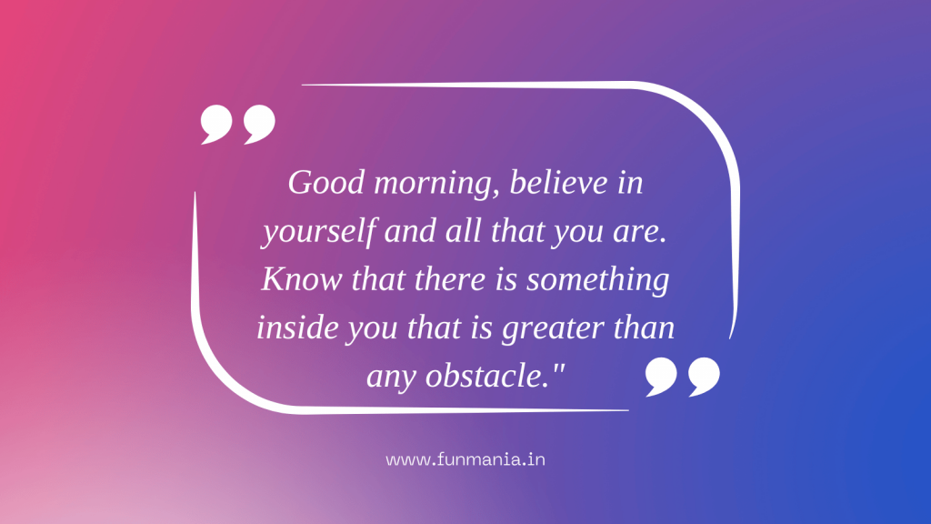 Good Morning Whatsapp Quote 